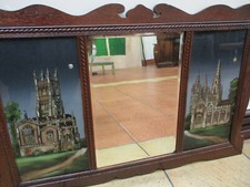 Victorian Painted Glass Over