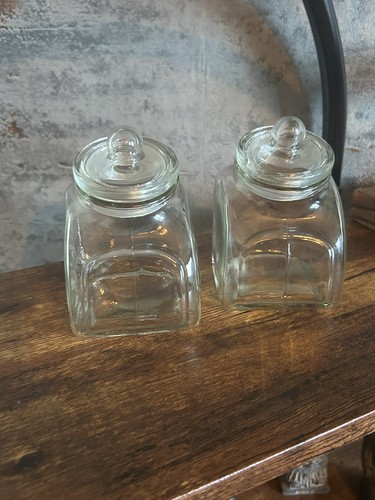 Set vintage clear glass - 2,