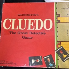 Vintage Cluedo Board Game 1965