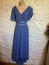 BNWOT Dusky Blue Bridesmaid Prom Party Evening Cruise Maxi Dress Plus size 22