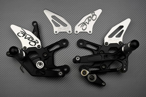 Silver racing rearsets - silver,