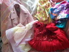 Girls bundle  clothes 4-5 years old Jacket dresses tops