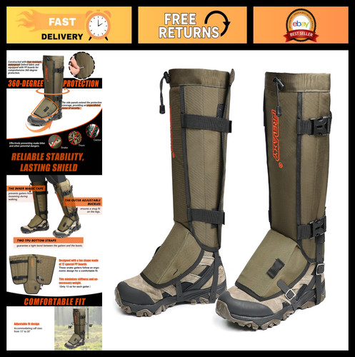 Snake gaiters for hunting - for,