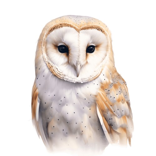 Sticker barn owl car - barn,