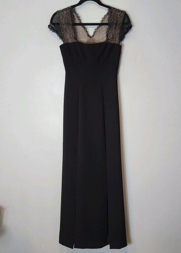 Bcbgmaxazria black nude lace - black,