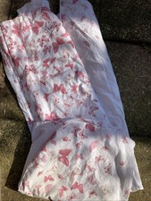 Single Duvet Cover & Pillowcase Set From George With Butterfly Design