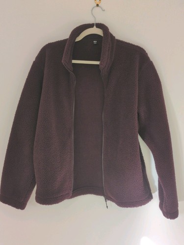 Uniqlo men burgundy - men's, sherpa
