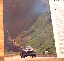 BRISTOL 404  - COLLECTIBLE FRAMEABLE ORIGINAL CLASSIC CAR ROAD TEST REVIEW