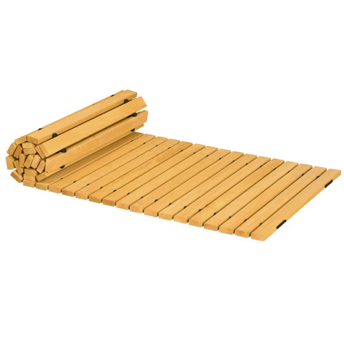 Rollable wooden garden pathway - garden,