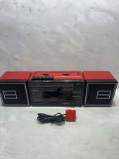 Vintage Retro 1980s Philips Stereo Radio Cassette Recorder Cubic Compo D8254