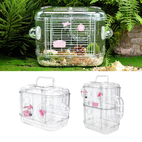 Hamster cage clear view design - hamster,