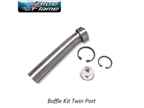 Exhaust baffle kit twin - baffle,