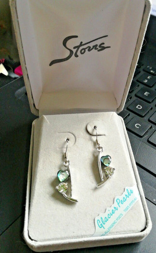 Earrings abalone storrs - abalone.,
