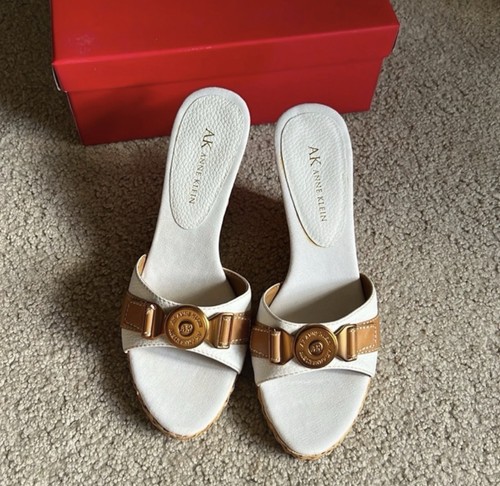 Anne klein women white wedge - klein, women's