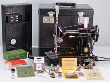 Special 1951 Singer 221k Featherweight Sewing Machine, Serviced, Warranty,Beauty