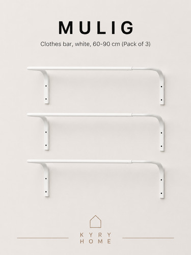 Ikea mulig white - 3x,