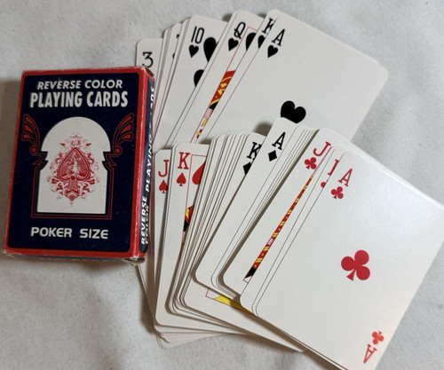 Vintage reverse color - reverse, playing