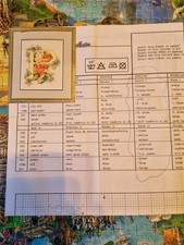 Lanarte counted cross stitch chart 'Fairy / Cherub Alphabet Letter 'P''' 
