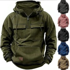 Mens Tactical Hoodie Thermal