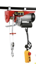 Electric Hoist Lift 400KG 881LBS 220V 4.92 Ft Remote Control Emergency Stop