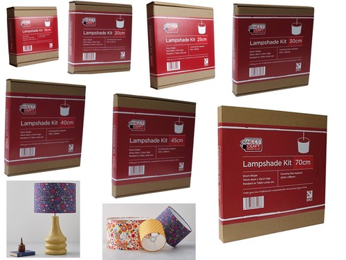 Diy round lampshade - kits,