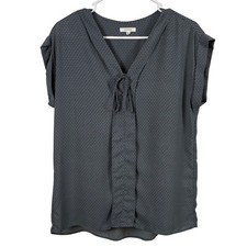 Pleione Cap-Sleeve Blouse Size