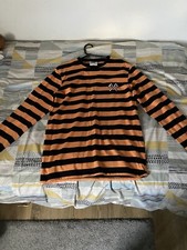 Rare Cool Shirtz Long Sleeve Halloween Cold Ones Emo Grunge Goth T Shirt Orange