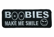 Boobies Make Me Smile Biker