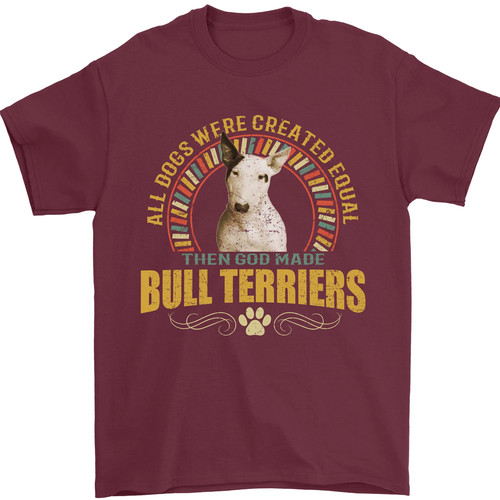 Bull terrier dog mens - a,