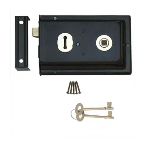 Rim lock set deadbolt - rim,