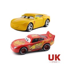 2-CAR DISNEY PIXAR CARS LIGHTNING MCQUEEN&CRUZ RAMIREZ 1:55 DIE-CAST MODEL TOYS