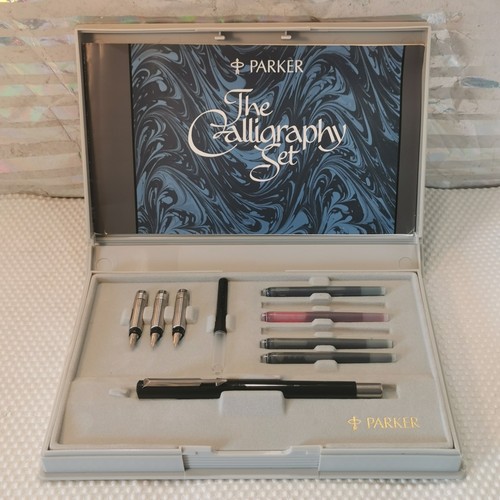 Parker calligraphy fountain - calligraphy,
