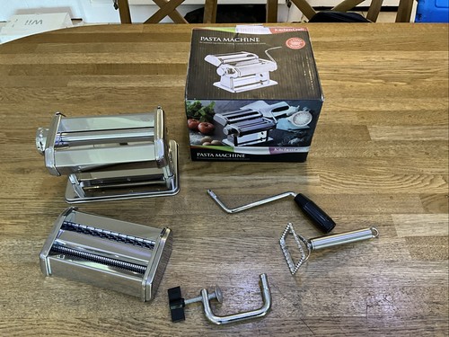 Stainless steel pasta machine - stainless,