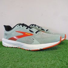 Brooks Trainers Size 9.5 Mens Blue Launch 9 Cushion Gym Athletic Running Shoes