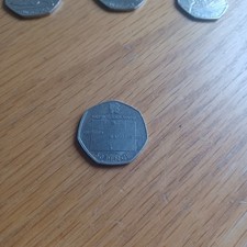 Olympic Football 2011 Offside Rule Coin, 50p, Circulated