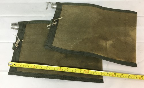 Military canvas water canteen - canvas,