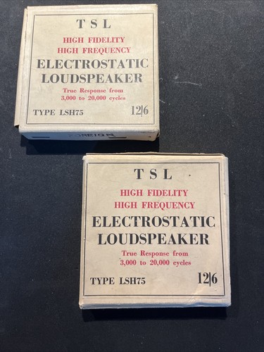 Tsl electrostatic tweeter - electrostatic,