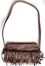 Fringe Shoulder Bag Almond Colour