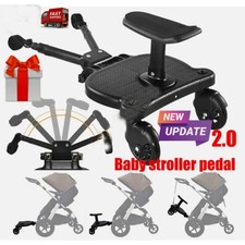 Universal Stroller Step Board Sit Stand Connector Attachment for Toddler to Ride