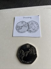Olympic 50p Shooting Coin 2011 London Olympics Collectible
