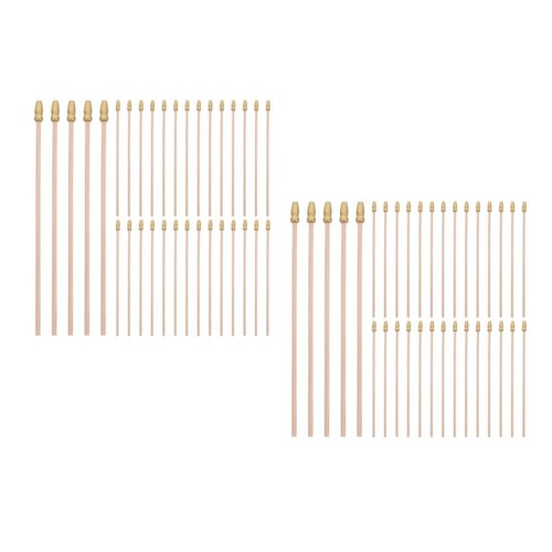 Pieces diy wooden flag - 2, pole
