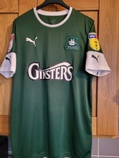 Plymouth Argyle 2018/19 medium adult matchworn/signed football shirt,Dom Telford