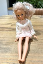 Original 1970s Mary Quant Daisy Doll In Daisy Patterned Knitted Outfit