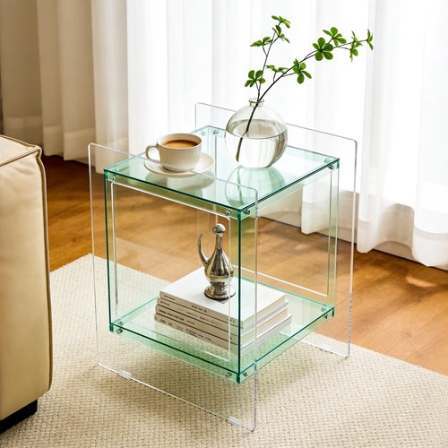 Sleek acrylic side table - sleek,