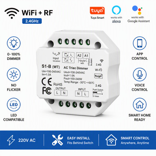 Tuya wifi triac - wifi,