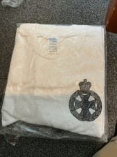 OFFICIAL Royal Green Jackets Embroidered 100% Cotton T-Shirt