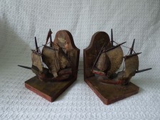 Pair of Vintage Wooden