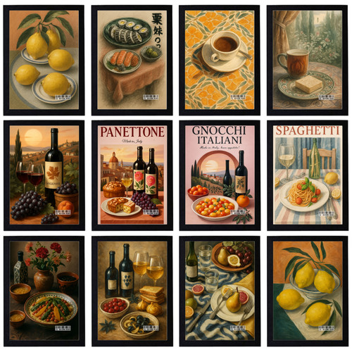 Vintage food bars poster - vintage,