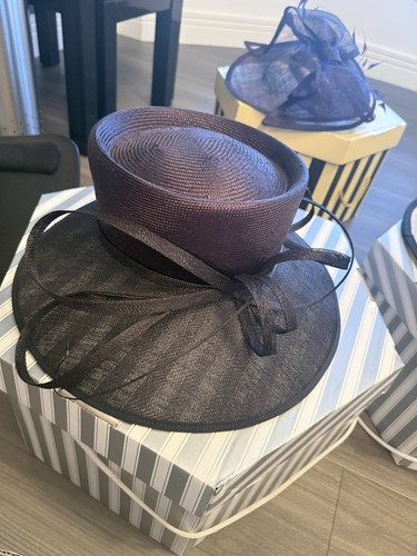 Purple wedding occasion hat - purple,