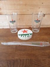 2 x Heineken Glasses, 15 x